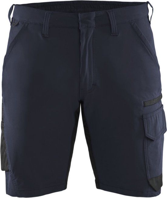Blåkläder Service short 4-weg stretch 1423-1645 - Donker marineblauw/Zwart - C52