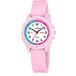 Calypso K5881/1 Polshorloge Unisex Roze Siliconen Goudkleurig Wit