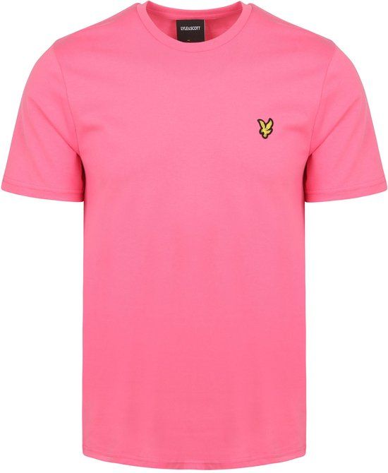 Lyle & Scott T-shirt Hot Roze - Maat L - Heren