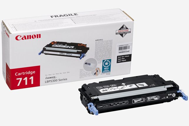 Canon 711 Black Toner Cartridge - Original - 6,000 Pages