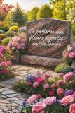 Je parlerai aux fleurs déposées sur ta tombe