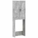 vidaXL Toiletkast UTRECHT Betongrijs 66 x 25,5 x 190 cm Bewerkt hout