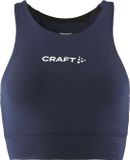 Craft Rush 2.0 Crop Top Dames - Marine | Maat: S
