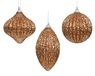 Decoris Kerstbal foam glitter 3ass II 1 stuk