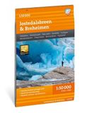 Jostedalsbreen Calazo Wandelkaart Turkart Jostedalsbreen - Breheimen | Noorwegen