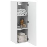 vidaXL Wandgemonteerde Badkamerkast Wit 33 x 34,5 x 100 cm