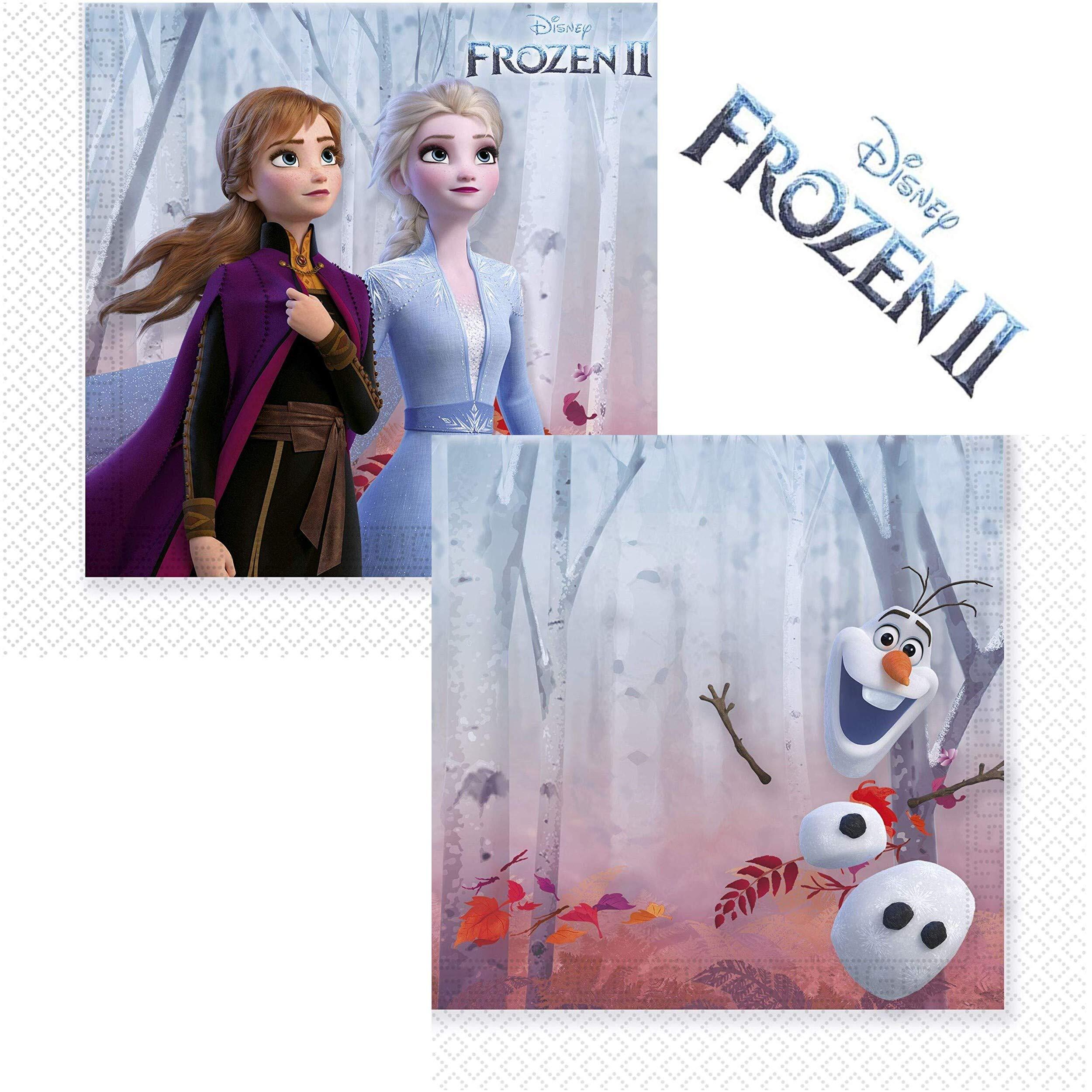 Disney Frozen 2 Servetten 33 Cm 20 Stuks