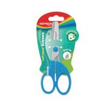 KEYROAD Kinderschaar 13 cm Linkshandig met zachte grip, ideaal voor kinderhanden, gemengde kleuren, Blisters