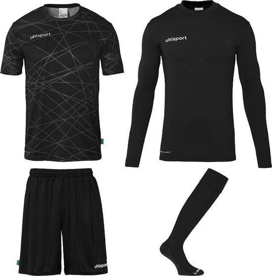 Uhlsport Prediction Keeperset Heren - Zwart / Wit - Maat M