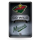 Rico Industries NHL Minnesota Wild Groot metalen bord 28 cm x 43 cm