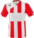 Erima Siena 3.0 Shirt Korte Mouw Heren - Wit / Rood | Maat: XL