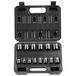 VEVOR 1 cm Drive Impact Socket Set, 14-delige Ondiepe Socket Set Metrisch 7-20mm, 6-punts Cr-Mo gelegeerd staal voor Auto Reparatie, Gemakkelijk af te lezen Maatmarkeringen, Robuuste Constructie