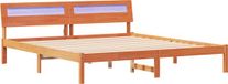 vidaXL Bedframe Bruin 180 x 200 cm Massief Grenenhout