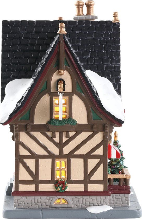 LEMAX - The Christmas Cubby - B/o Led - Meerkleurig - Porselein