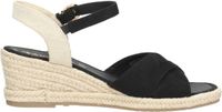 Tamaris Sandalen Touwzool Sandalen Touwzool - Zwart - Maat 37