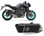 ARROW Goedgekeurde eindkap Titan Dark aansluiting gelast Yamaha MT-10 '22 met carbon bodem RIC. Origineel+RIC. ARROW