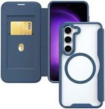 Selected by GSMpunt.nl Portemonnee Hoesje Geschikt voor Samsung Galaxy S26 | Compatibel met MagSafe / Qi2 | Wallet Book Case met Magneet | Beschermhoes met Pasjeshouder | Blauw