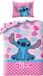 Lylo & Stitch Halantex Stitch Roze Dekbedovertrek 140 x 200 cm - 70 x 90 cm - Katoen
