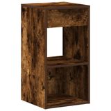 VidaXL Nachtkastje met lade 35x34x66,5 cm gerookt eikenkleurig