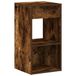 VidaXL Nachtkastje met lade 35x34x66,5 cm gerookt eikenkleurig