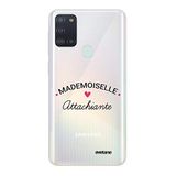 Evetane - Siliconen hoesje compatibel met Samsung Galaxy A21S - Volledige bescherming 360, dun en transparant - Voor en achter - Hoge sterkte - Transparant