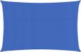 HDPE Voile d'ombrage 160 g/m² rectangulaire 4x7 m bleu