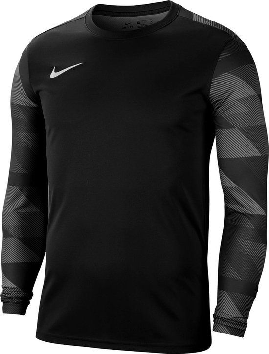 Nike Park IV Sportshirt Heren - Zwart/Grijs - Maat M