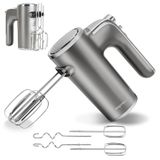 Aigostar Adela Handmixer - 400W - 5 Snelheden met Turbo - RVS Kloppers, Deeghaken & Garde