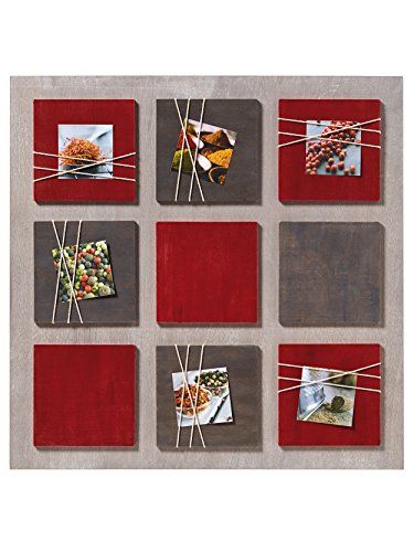 Walther Design La Casa Galerijlijst - Rood - 6 Foto's 8x8 cm