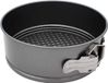 Sans marque Moule à manqué 20 cm Noir Acier au carbone