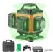 Vevor Kruislijnlaser 30m Groen Zelfnivellerend IP65 Waterdicht met Lithiumbatterij en Type-C Kabel