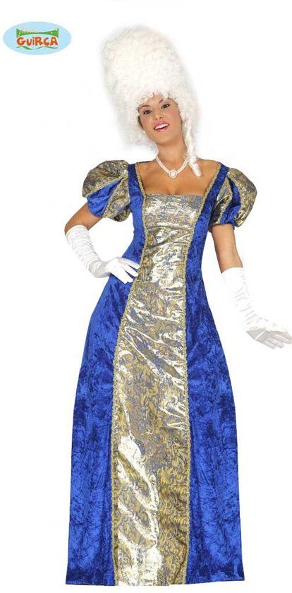 Guirca Middeleeuwen & Renaissance Kostuum Chique Markiezin Renaissance Vrouw Maat 42-44 Carnaval kostuum Verkleedkleding