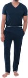 Mey Heren pyjama Dry Cotton donkerblauw