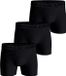 Björn Borg Cotton Stretch Boxershort Heren - Zwart/Zwart - 3 stuks - Maat L