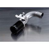 Remus REM0880141683CB Street Race Silencieux avec valve intégrée, chrome noir, diamètre 84 mm