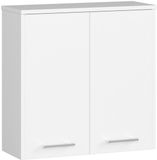 Akord Hangende Badkamerkast FIN W60 met 2 Deuren Wit 60 x 60 x 22,5 cm