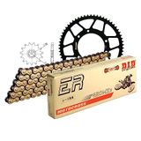 Kettingset DID Kettingset staal 420NZ3 / 134 clipslot voor Yamaha DTR SM X, Peugeot XP6 Enduro 50 cc