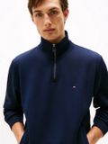 Tommy Hilfiger Heren ESSENTIAL INTECHNO 1/4 ZIP MW0MW36510 Half Zip Sweatshirt Blauw XS
