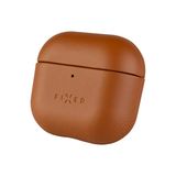 FIXED Pods Housse Cuir Apple Airpods 4 Brun