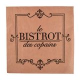 Homéa, 20 papieren servetten, 3-laags, 33 x 33 cm, bistro