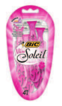 BIC Miss Soleil - Roze - 4 stuks - Scheerapparaten voor vrouwen