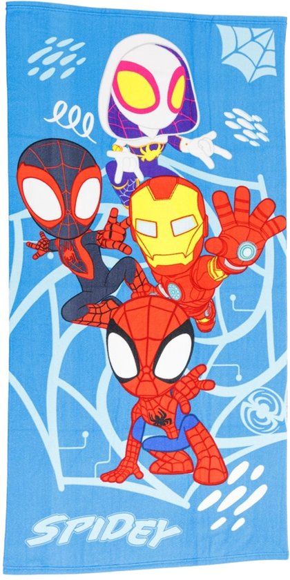 4KidsOnly Spidey Strandlaken 70 x 140 cm - Polyester
