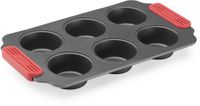 Lékué Moule à muffins 6 - Antiadhésif - Gris