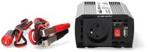 Nedis Omvormer 300W - Gemodificeerde Sinusgolf - 12V / 230V - Accuklemmen + Sigarettenaansteker