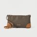 Michael Kors Small Zip Crossbody Brown Imitation Leather