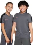 Nike Dri-FIT Academy23 T-shirt de sport pour enfants à manches courtes S Gris Polyester Unisexe Football