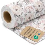 Katoenen Wilde roos Katoenen Stof per Meter Zuiver Katoen 0.5 M – Naaistof Decoratiestof voor Patchwork Kleding Kussens Gordijnen Voering Ademend Huidvriendelijk en Zacht