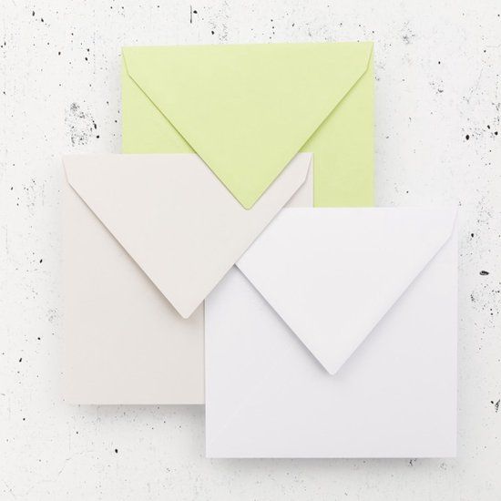 Clairefontaine Stuifmeel enveloppe 165 mm, wit