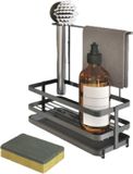 Metaltex Vaatdoekhouder - Gootsteenorganizer - Zwart