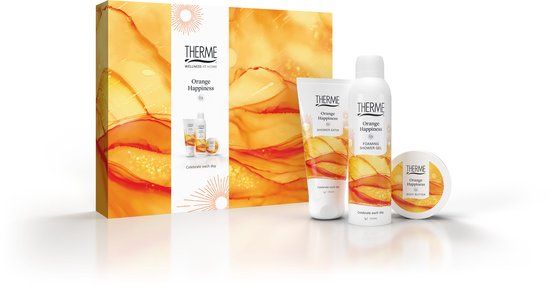 Therme Orange Happiness Wellness Treatment Geschenkset - 3-delig - Vrouwen